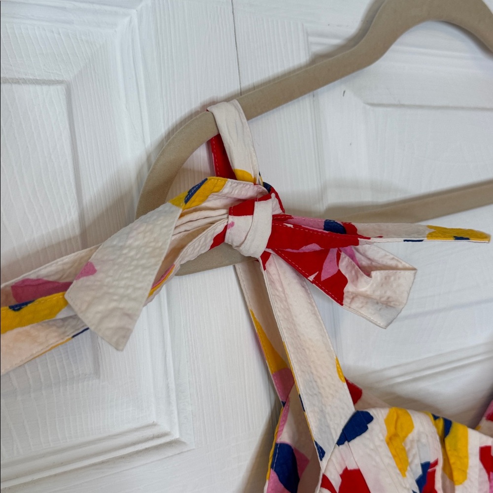 Kate Spade Summer Flowers Tiered Tie Strap Dress - Picture 9 of 15